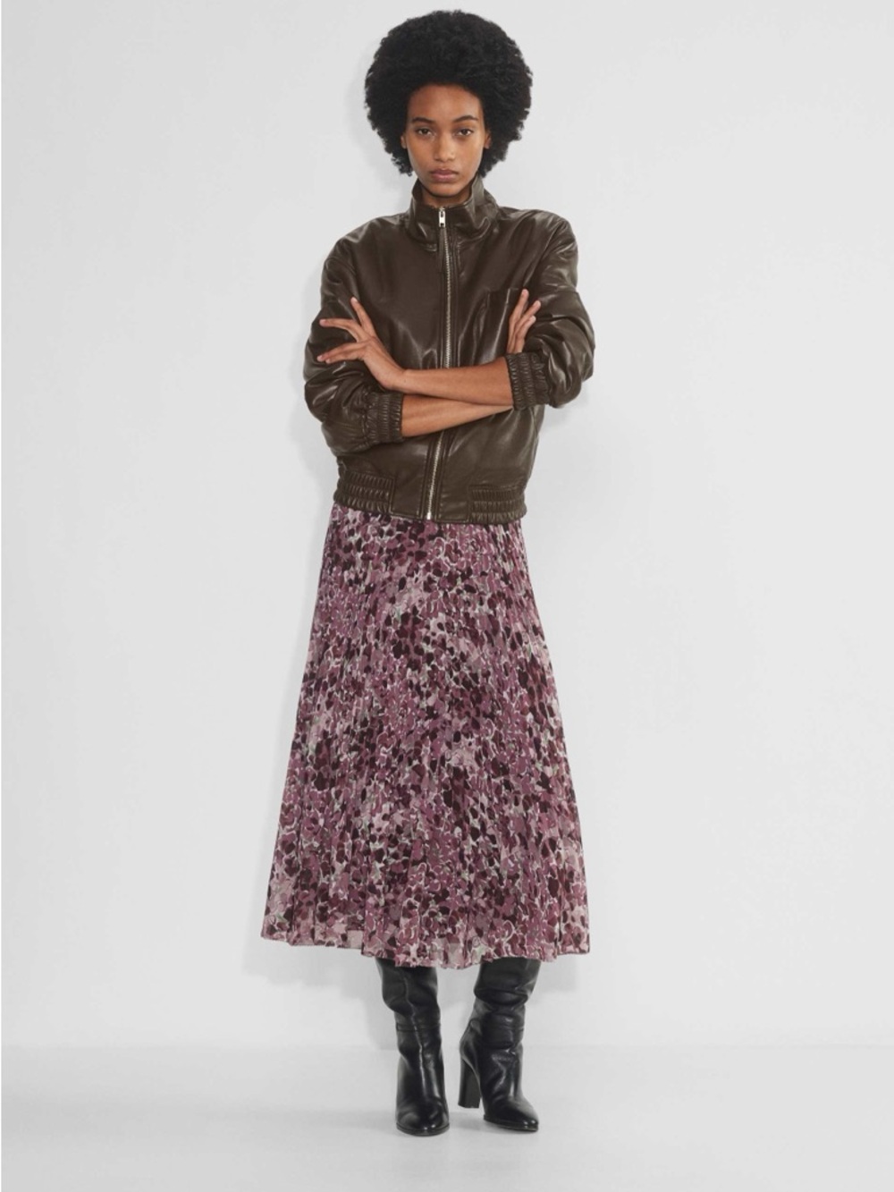 Wilfred Twirl Pleated Skirt